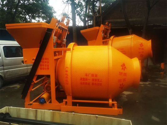 300L Engineering Construction Machinery Small Mobile Shelf Load Streel Drum Concrete Mixer